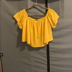 Yellow Crop Top